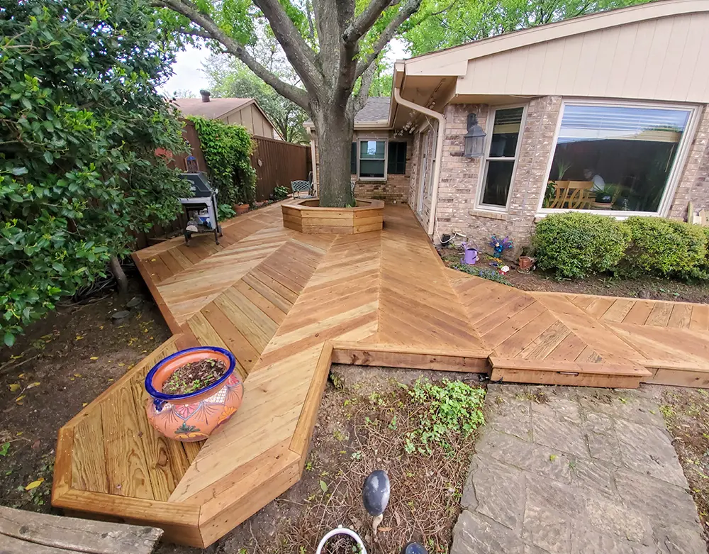 Deck Building Project in Texas