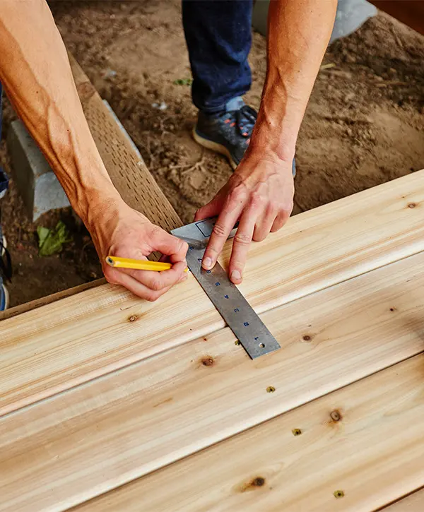 Deck building in Frisco, TX