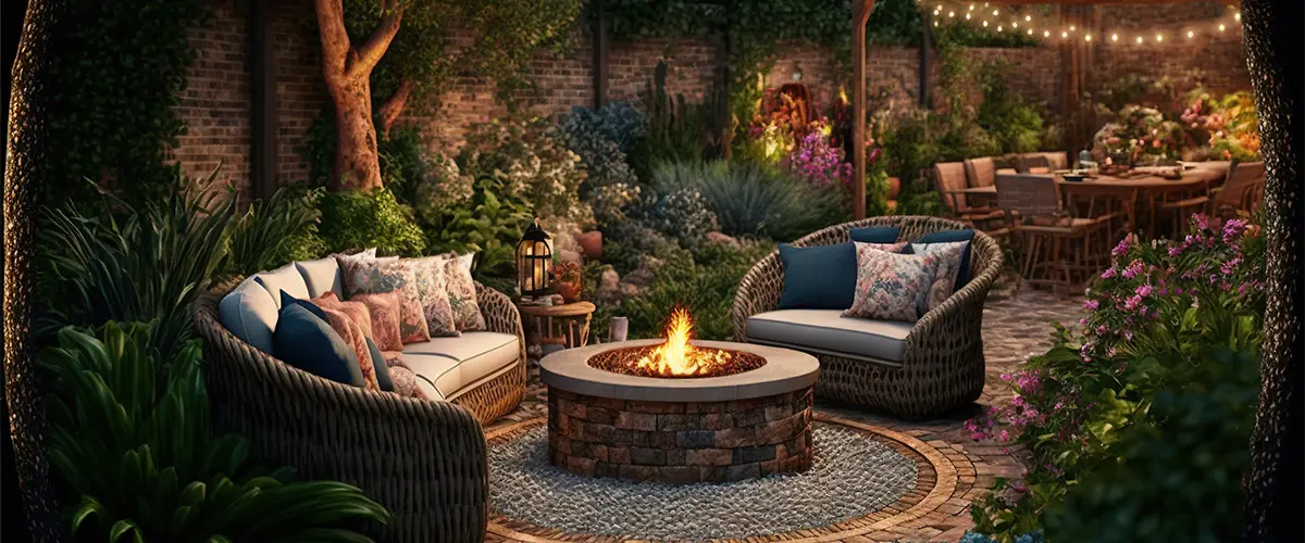 Lighting on patio