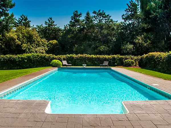 A beautiful pool design and build out