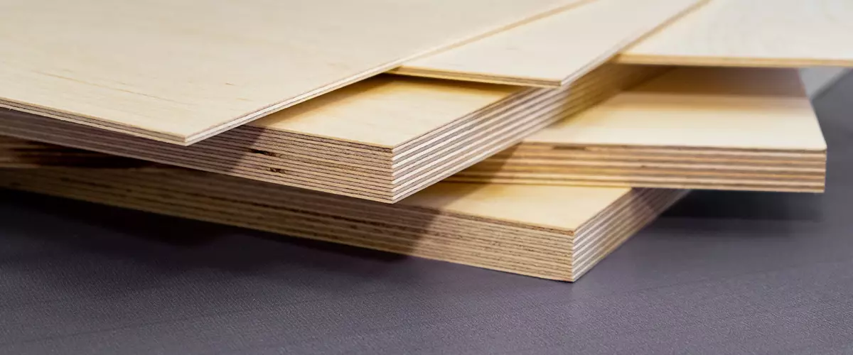 plywood boards on the furniture industry