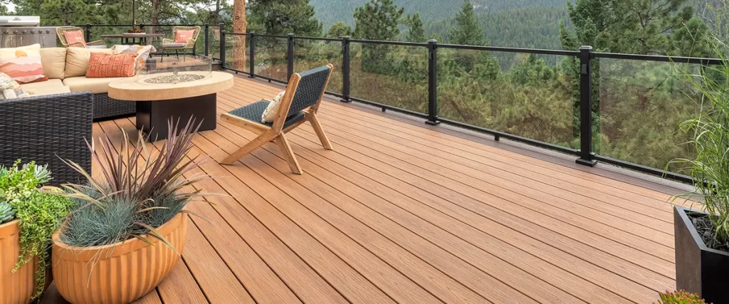Trex composite deck