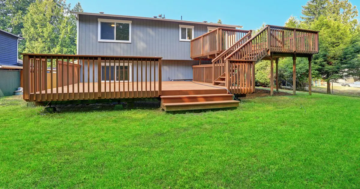 two story decks rise in texas
