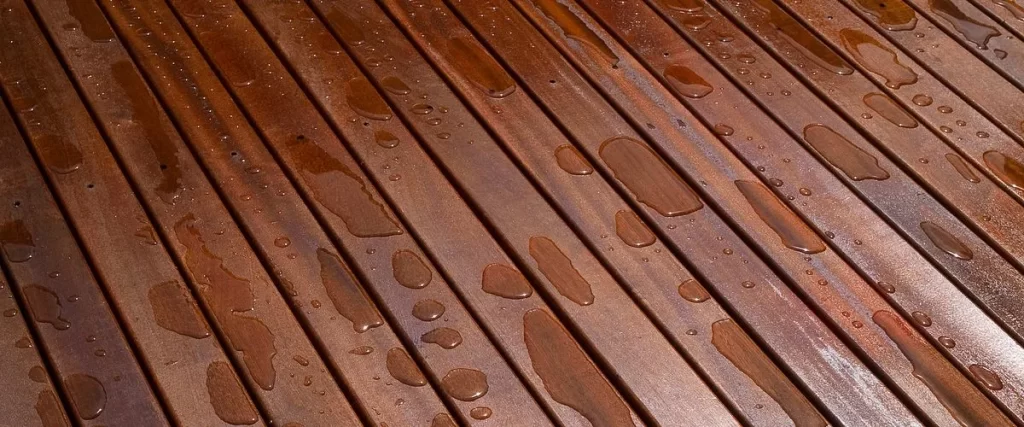 A clean Trex deck