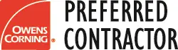 Owens Corning preferred contractor badge