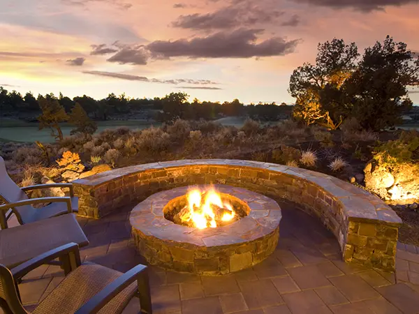 step 3 enjoy outdoor fire pit installed