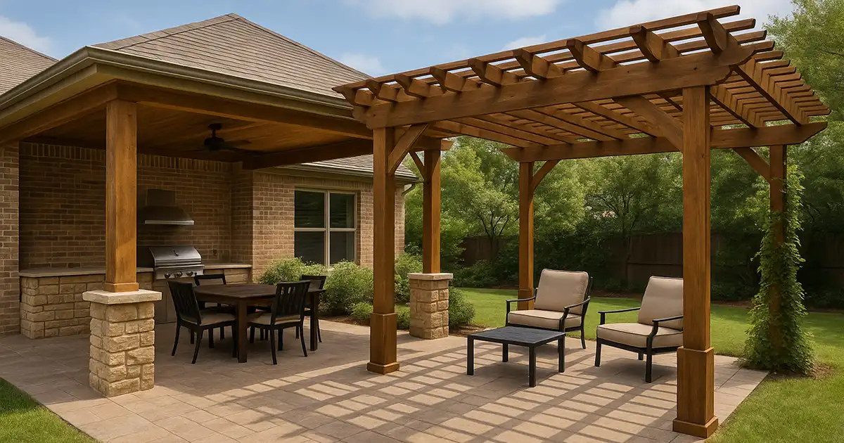 Why a Covered Patio and Pergola Combo Just Makes Sense