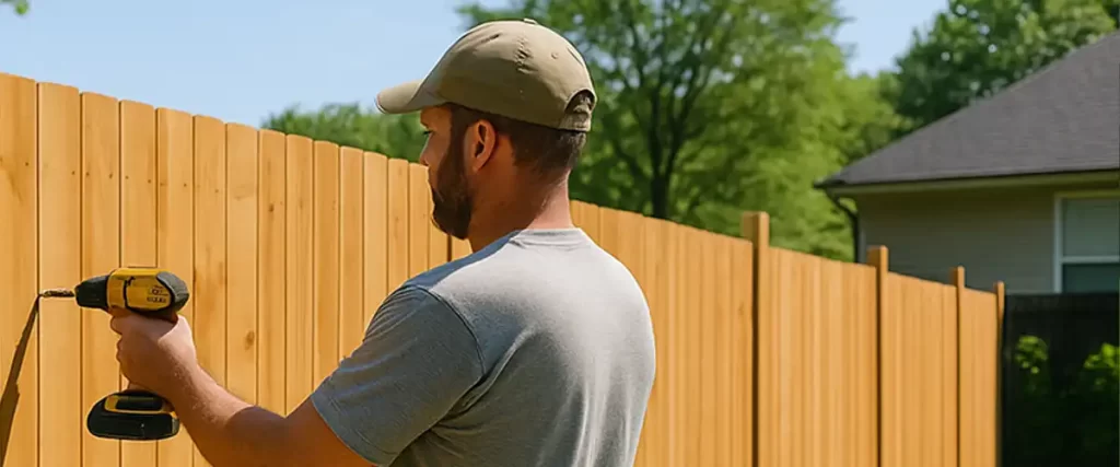 privacy fence installation