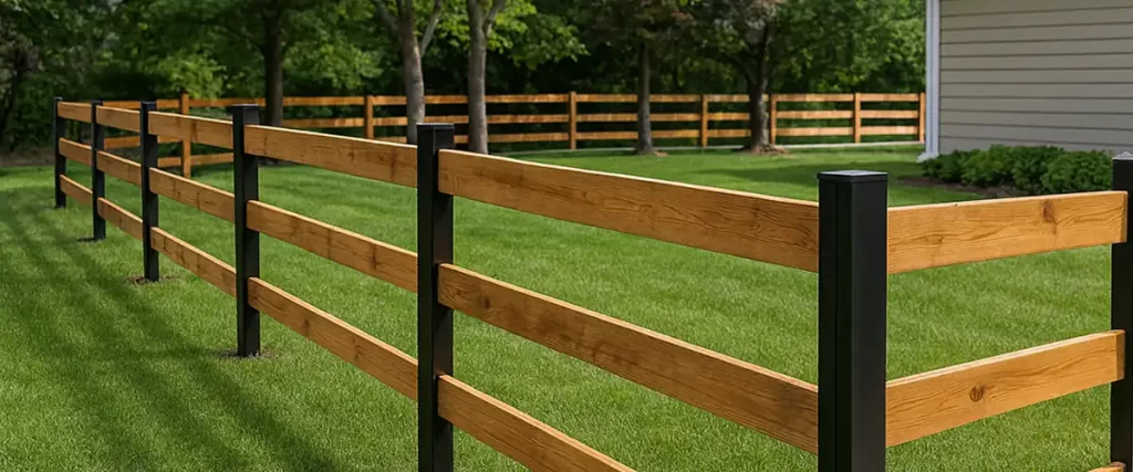 split rail fence
