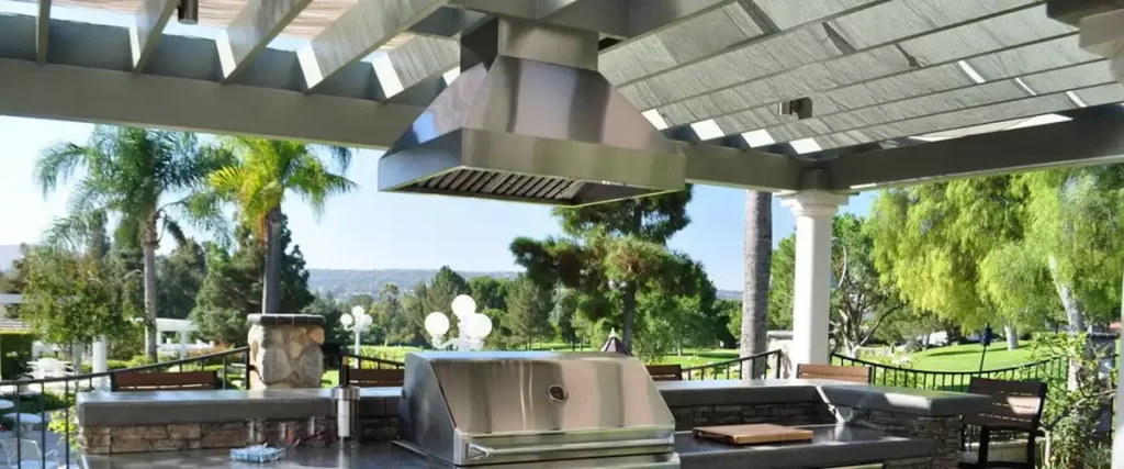outdoor kitchen vent hood