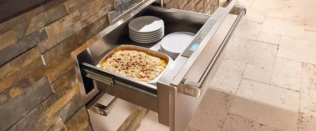 outdoor warming drawer