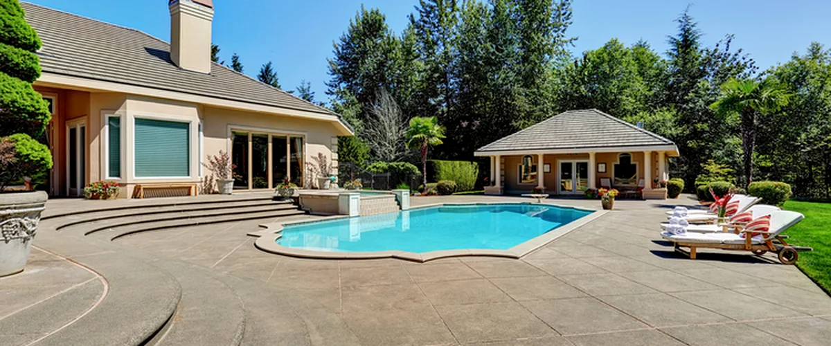 pool builders allen tx pool spa installation luxurious backyard pool with modern design spacious deck and elegant landscaping