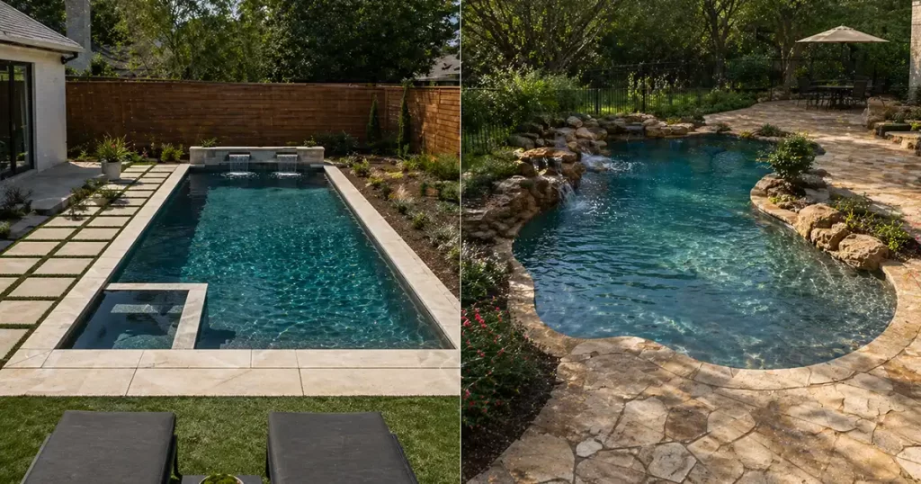 Freeform Pool vs Geometric Pool