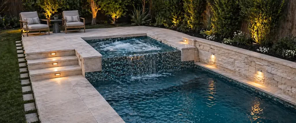 Plunge Pool Plus Spa Combo