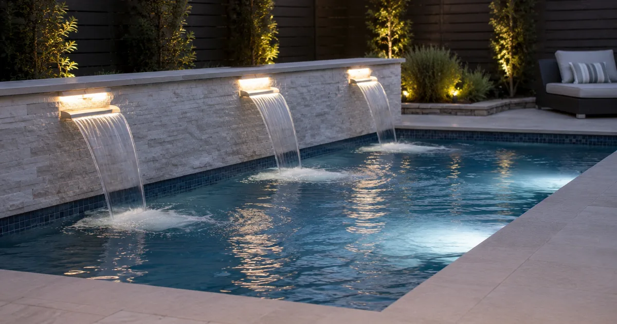 Pool Water Feature Ideas