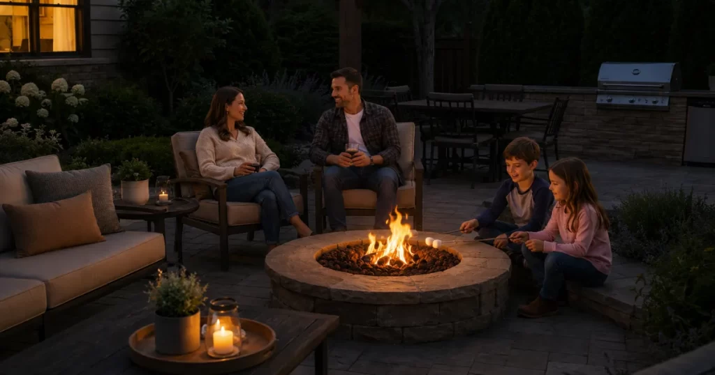 how to plan an outdoor living space